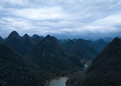 贵州4A景区万峰林航拍图片