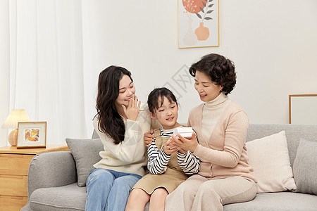 孙女赠送给奶奶礼物图片