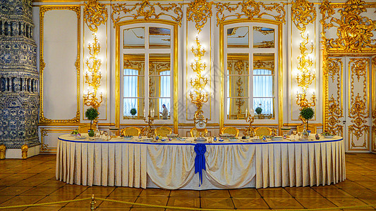 圣彼得堡叶卡捷琳娜宫背景图片