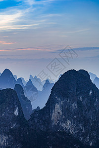 春季的广西桂林山水背景