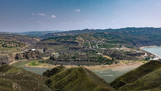 内蒙古黄河大峡谷景观图片