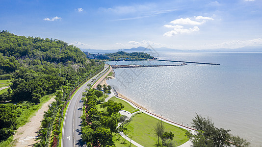 滨海城市珠海沿海道路图片