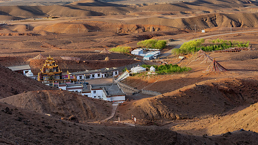内蒙古阿拉善山峦景观背景图片