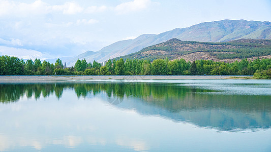 丽江清溪水库风光图片