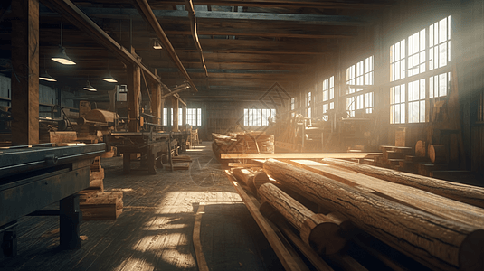 工业锯木厂图片