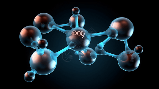 化学分子式结构图背景图片