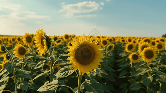 向日葵花海图片