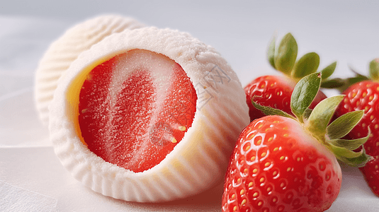 草莓大福图片
