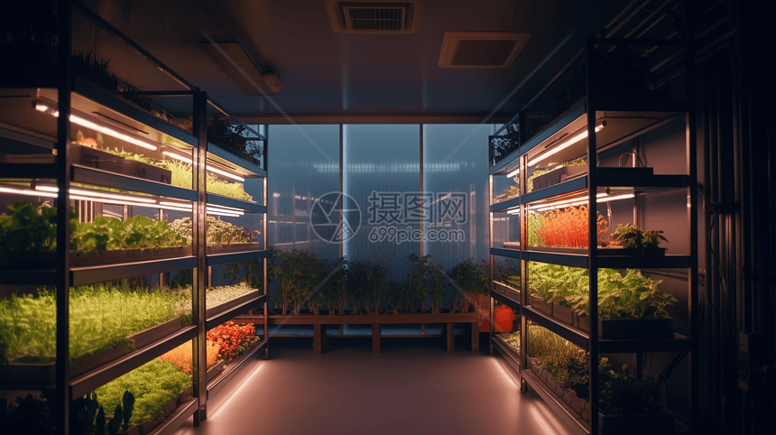 植物实验室智能温室图片
