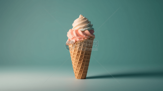 冰淇淋蛋筒图片
