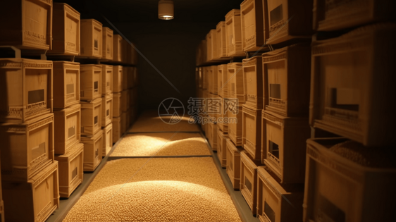 杂交水稻种子储存图片