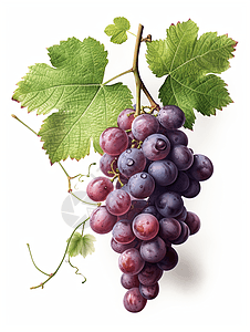 紫色的葡萄背景图片
