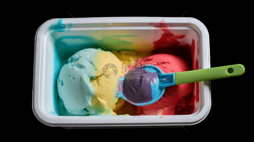 一盒冰淇淋图片