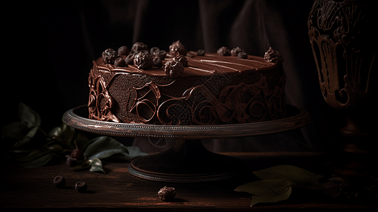 熔岩巧克力蛋糕图片