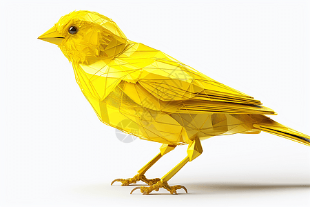 黄色的金丝雀背景图片