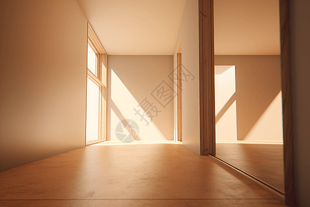 米色的房间走廊图片