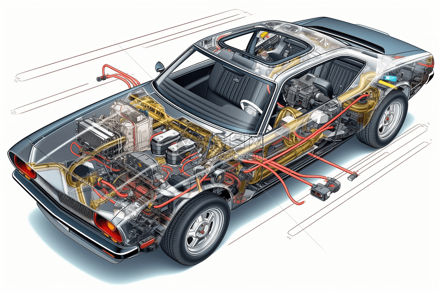 汽车结构展示图图片