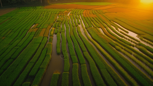 杂交水稻可持续农业图片
