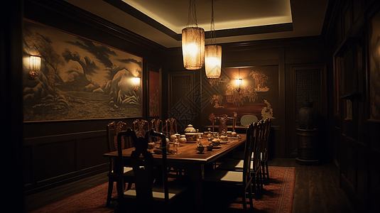 中式老餐厅图片