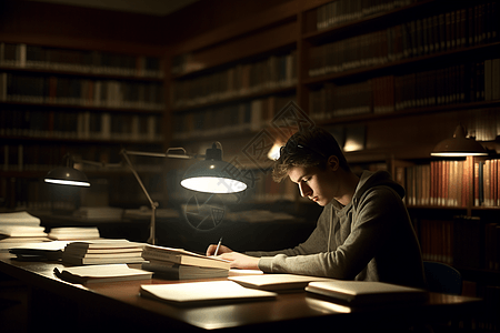 从事研究项目的学生图片