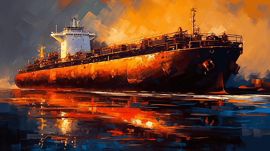 石油运输船图片