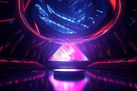 未来主义的音乐厅图片