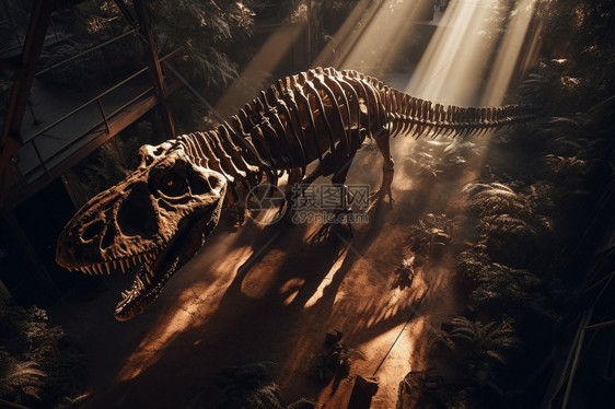 恐龙化石展览馆图片