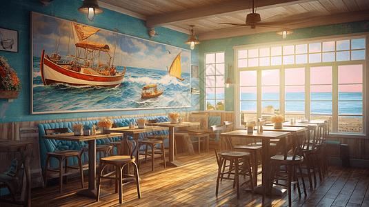 海岸海鲜餐厅图片