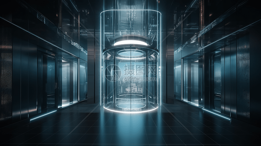 未来电动电梯图片