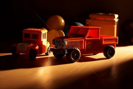 玩具红色小卡车图片