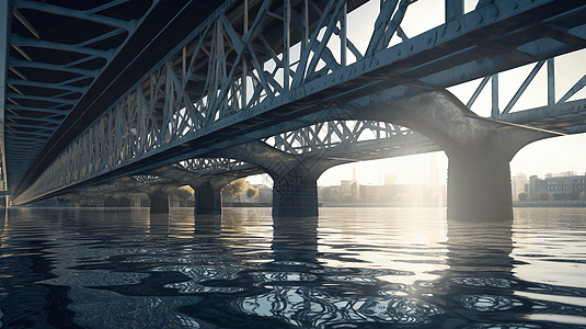 桥梁建筑3D图图片