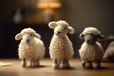 3D羊毛毡玩具设计图图片