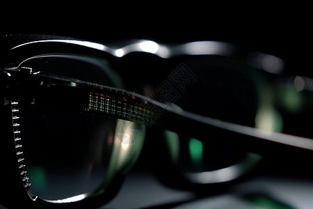 影院3D眼镜特写背景图片