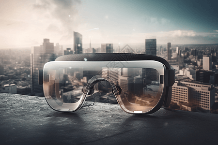 科技感ar眼镜背景图片