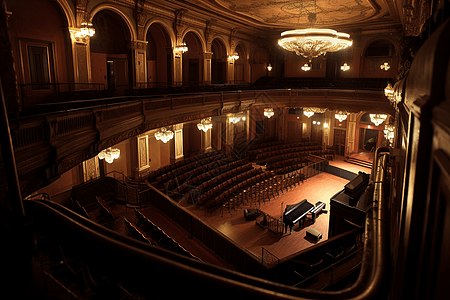 意式音乐厅的美景图片