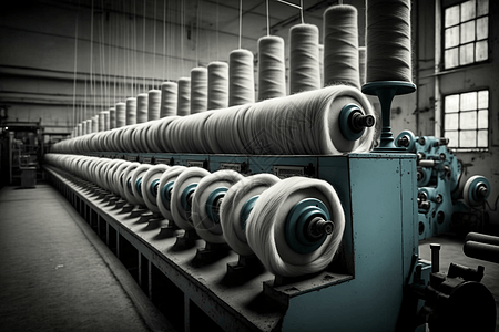 纺织工厂现场图片