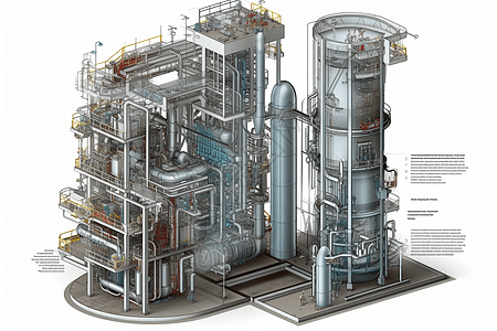 气化炉装置的分解图图片