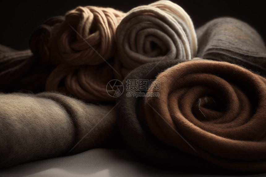 羊毛针织品图片