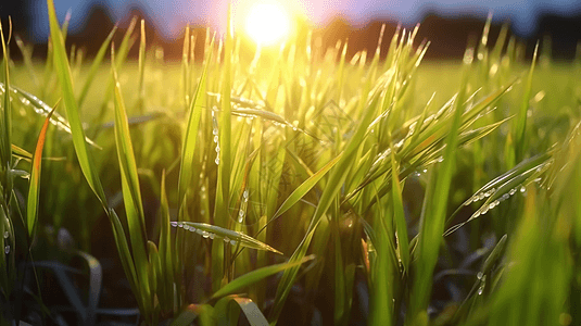 农场里的植物特写图片