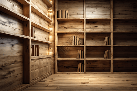 木质书架书柜图片