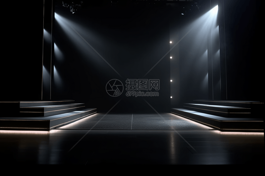 黑色简约舞台图片素材-正版创意图片600018000-摄图网