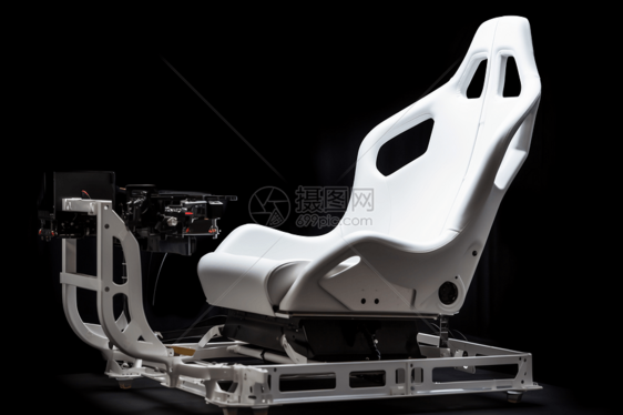 简洁赛车模拟座椅图片