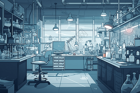 实验室场景图片