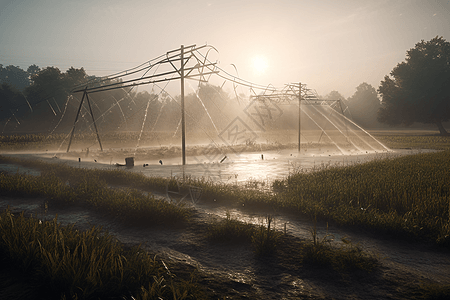 现代化科技灌溉图片