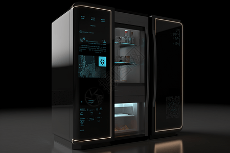 现代智能冰箱图片