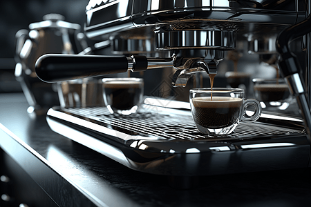 3D咖啡机渲染模型图片