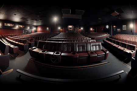 电影院的座位背景图片