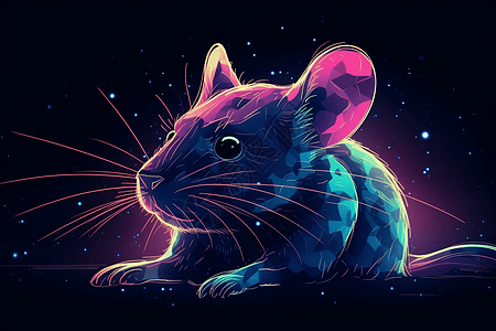 合成艺术想象的老鼠图片