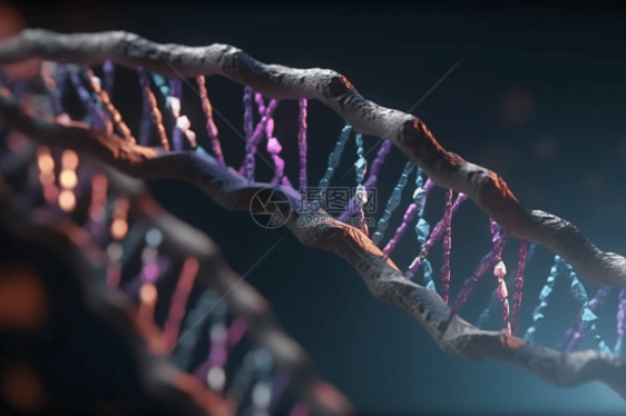 抽象DNA概念背景图片