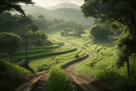 美丽的乡村风景图片